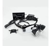 HCZKIUJY Magnifying Glass,Dental Loupes, 3.5X 420MM Working Distance Binocular Loupes Surgical Medical Binocular Loupes Optical Glasses, Adjustable Field of View Focus, to Choose (2.5x Black)