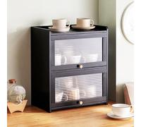 HCZKIUJY Multilayered Storage Cabinet Sideboard with Large Capacity Display Case for Kitchen Dining Living Room (42 * 25 * 50cm)