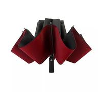 HCZKIUJY Parasol Automatic Reverse Umbrella Strong Portable Folding Backpack Double-layer Umbrella Rainy Day Accessories for Men Women two batches Umbrella (Rojo)