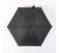 HCZKIUJY Parasol Fashion Folding Umbrella Rain Anti-UV Waterproof Portable Travel Parasol Women Gift Mini Pocket Girls Umbrella (Black)