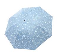 HCZKIUJY Parasol Umbrella Outdoor Male And Female Sunscreen Sunscreen Protection Sunny Umbrella Folding Triple Fold Umbrella Umbrella (Onecolor)