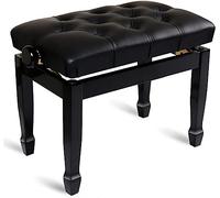 HCZKIUJY Piano Stool Bench Dressing Table Height Adjustable Chairs for Kids Adults, Solid Wood Frame, Artificial Leather, Sedentary is Still Comfortable, Two Kinds of Fe (A)