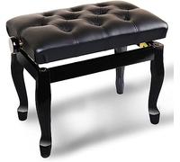 HCZKIUJY Piano Stool Bench Dressing Table Height Adjustable Chairs for Kids Adults, Solid Wood Frame, Artificial Leather, Sedentary is Still Comfortable, Two Kinds of Fe (B)