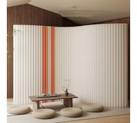 HCZKIUJY Portable Adjustable Partition, Paper Room Divider Privacy Screen Portable Folding Multiple Sizes(H2.4m*L4m)