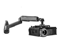 HCZKIUJY Projector Mount Home Office Projector Bracket Wall Mounted Ceiling Pneumatic Telescopic Metal Projector Stand Adjustable Stand (A )