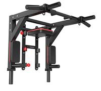 HCZKIUJY Pull-Up Bars Heavy Duty Wall Pull Up Bar Multifunctional Chin Up Bar On The Wall Pull up Ba for Home Indoor Can Be Adjusted by 90° Flip Bearing 300kg