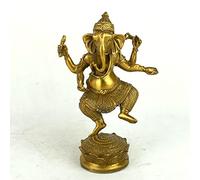 HCZKIUJY Pure Copper Geneisha Statue, Elephant god, Thailand Buddha Figurine, About 18.5cm Height Figure Novelty Gift