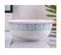 HCZKIUJY Salad Bowl Ramen Bowl 9-inch Uncovered Ceramic Single Large Soup Bowl Instant Noodle Bowl Noodle Dish Household Large Soup Pot Soup Basin Bowls for Kitchen Ice Cream Bowls (B Small)