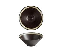 HCZKIUJY Salad Bowls Chinese Lamian Noodles Bowl,Noodles in Soup Bowl,Household Ceramic Bowl,Dining Bowl,Bamboo Hat Bowl,Tableware Kitchen Soup Bowls (3 7inch)