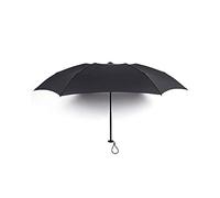 HCZKIUJY Umbrella Folding Rain Umbrella, Women Men Portable Travel Umbrella, Windproof 6K Mini Umbrella, Sun Protection Umbrella for Rain or Shine Umbrella (Black)
