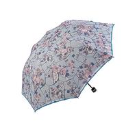 HCZKIUJY Umbrella Folding Umbrella, Windproof Rain,flower Lace Umbrella, Sunny And Rainy Day Dual-purpose Umbrella, Three-fold Sun Protection Umbrella (Onecolor)