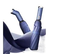 HCZKIUJY Umbrella High-grade Creative Automatic Bag Flashlight LED Umbrella Business Umbrella Rainy Sunshade Umbrella Umbrella (Onecolor)