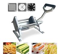 HCZKIUJY Vegetable Fruit Chopper SlicerElectric Vegetable Slicer Electric Vegetable Slicer, Extra Heavy Duty Chip Cutter, Stainless Steel Potato Cutter, Commercial Vegetable Fruit Cube(12mm)