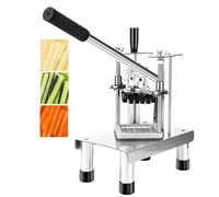 HCZKIUJY Vegetable Fruit Chopper SlicerVegetable Slicer Electric Electric Vegetable Cutter, Commercial French Fry Cutter, Potato Chopper, Vegetable Slicer with 3 Stainless Steel Blades