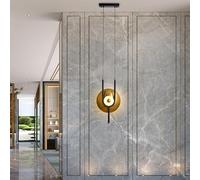 HCZKIUJY Wall lamp, 2025 Long Pole Light Luxury Wall Simple Personality Living Room Background Marble Bedside Lamp(B2)