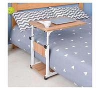 HCZKIUJY Writing desk Computer Table Adjustable Portable Laptop Desk Rotate Laptop Bed Table Can Be Lifted Standing Desk With Storage Shelf desk