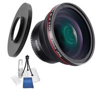 HD 0.45X Wide Angle/W Macro Lens for Sony HCR-CX100,CX110 30 & 37mm CAMCORDERS
