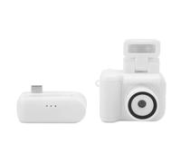 HD 1080P Digital Camera, Compact Camera Clear Images for Campus Life for Travel (White)