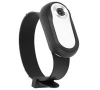HD 1080P Pet Collar Camera - Mini Action Camera with Silicone Collar, 32GB Option, 0.96" Screen, for Cat/Dog Video Recording (Black/White)