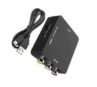 HD 1080P RCA AV To HDMI Converter Video Audio Adapter For VCR DVD To TV With USB Cable Mini AV To HDMI RCA Composite CVBS Display Conversion Line(AV TO HDMI)