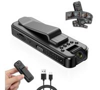 HD 1080p Rechargeable Mini Body Camera with Night Vison&rotating Lens, Portable Small Infrared Recorder for Indoor and Outdoor Video Recording, 180° Rotatable Lens, Internet Access