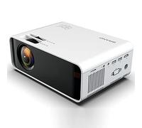 HD 1920×1080P Home Projector, Portable Outdoor Projector, WiFi Bluetooth Projector, Support Keystone Correction AI Smart Voice 200in Screen Compatible Smartphone PC TV Box HDMI USB