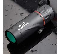 HD 30x25 Monocular Telescope Zooming Focus Green Film Optical Hunting Tourism Scope Mini Portable Monocular
