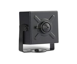 HD 3MP Mini Security POE IP Camera, Small Indoor Camera 3.7 mm Pinhole P2P Remote View H.265 CCTV Video Camera(I706-2-P Black)