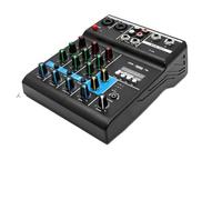 HD 4 - Way Mixer Au-dio Professional Sound With Card Effects Processor Pro Equipment Mixing Console Usb Portable 4 Channel Mixer Artists and Bands