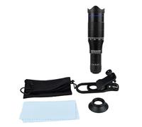 HD 40X Zoom Telescope Telephoto Lens Monocular Phone Camera Lens Mini Metal Telescope Mobile Telephoto Lens For Camping Tourism(Standard)