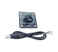 HD 720 Digital Imager Chip - Tiny Video Capture Circuit Panel Ninety Degree View Range Compatible PC Linux Connection Plug Play No Driver Needed Flexible Ribbon Cable Attached