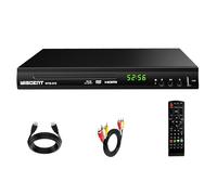 HD Blu-Ray Disc Player for TV with HDMI and AV Cables, 1080P Home Theater Play Region B 2 Bluray Players UK and All DVDs with Dolby Audio/DTS, Built-in PAL NTSC, Coaxial Output, USB Input