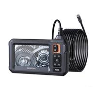 HD Borescope Camera 1080P Digital with 4.3" IPS Screen - 8mm Semi-Rigid Probe for Sewer Plumbing Car Engine Inspection 5 Metre Wire