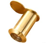 HD Brass Door Viewer with 220 Degree Field of View, Solid Copper Peephole, Anti-Theft Thread for 35mm to 80mm Doors(24mm45-75mm)