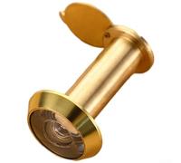 HD Brass Door Viewer with 220 Degree Field of View, Solid Copper Peephole, Anti-Theft Thread for 35mm to 80mm Doors(12mm35-60mm)