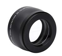HD Camera Lens, 58MM 2X Magnification Lightweight Optical Glass Universal Teleconverter Telephoto Lens for Cameras Accessory