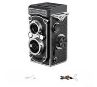 HD CCD Digital Camera with Retro Design for Campus Life Documentation Delivering Video and Easy Handling for Student Filmmakers (black)