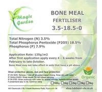 HD Chemicals LTD 1Kg Bone Meal Organic Fertiliser