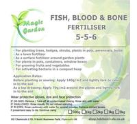 HD Chemicals LTD 1Kg Fish, Blood & Bone Organic Fertiliser
