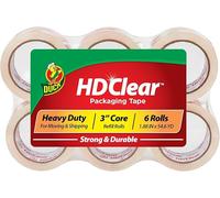 HD Clear Packing Tape Parcel Tape 6 Rolls 48 mm x 50 m Heavy Duty Packaging Tape