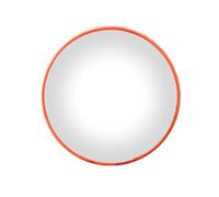 HD Curved Safety Mirror,160° Wide Angle Convex Mirror,PC Soft Mirror Finish,Indoor Wall Installation for Garage Home Parking Factory(75cm)