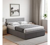 HD Designs Vida Designs Veronica Double Ottoman Bed in Dark Grey HD Designs Dark Grey Double