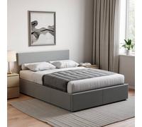HD Designs Vida Designs Veronica Double Ottoman Bed in Light Grey HD Designs Light Grey Double