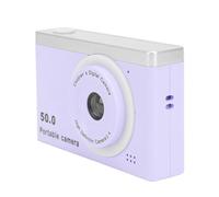 HD Digital Camera, Dual Front Back Camera 8X Zoom HD Digital Camera with Multi Filter for Photography (Purple)