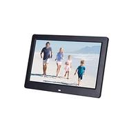 HD digital photo frame Ultra-thin Narrow Side 10 Inch Digital Picture Frame 1024 * 600 Pixels High Resolution LED Screen Auto On/Off Timer Touch automatic rotation sensor (Black 10inch)