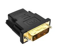 Hd- DVI Converter - Universal Multimedia Plug, Digital Video Adapter, Gold Plated Interface | Enhanced Visual Display Data Integrity Reliability, High Resolution Signal Conversion Support With PC Co