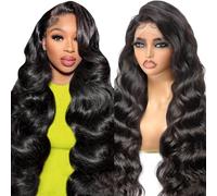 HD Front Human,Human For Black Women,Glueless Pre Plucked With Baby,Black Brazilian Real Frontal 16 Inch