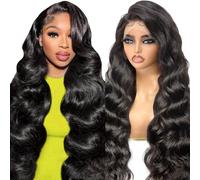 HD Front Human,Human For Black Women,Glueless Pre Plucked With Baby,Black Brazilian Real Frontal 16 Inch