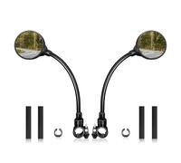 HD Glass Convex Lens Bicycle Rearview Mirror, 360° Rotating Bike Mirrors, 2Pcs Safe Cycling Rear View, Mirror Bike Rear View Mirrors for 22-38mm Handlebar, for Mountain Bikes,Road Bikes,City Bikes