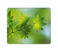 HD Green Nature Enhanced Control Mouse Pad with Lock Stitch Edge Large Thick Non-Slip Desk Mat for Office Task
